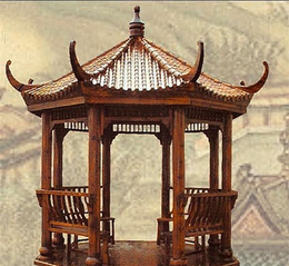 古建涼亭與園林綠化 織彩園林工程的衢州八角涼亭